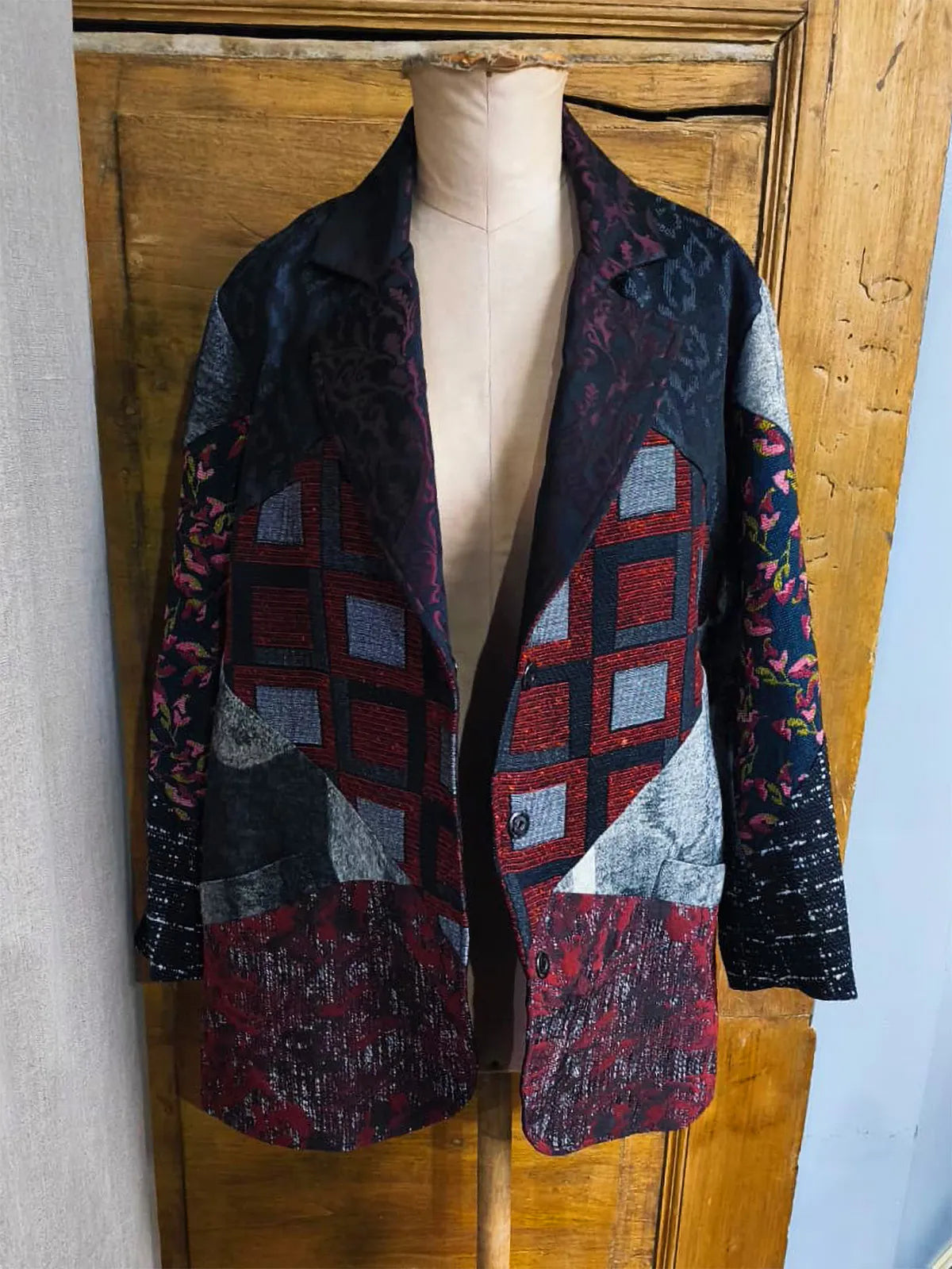 Giacca patch oversize