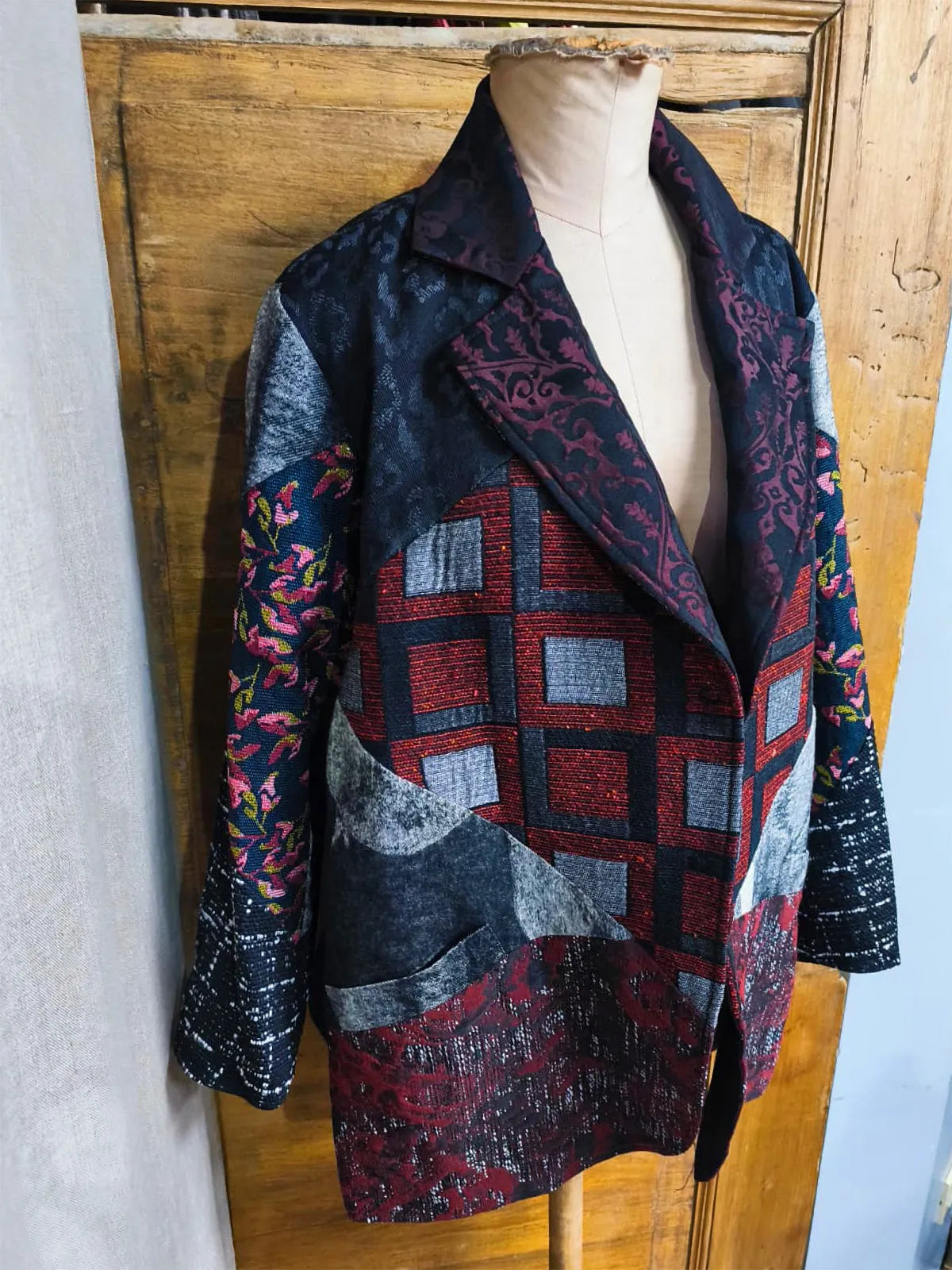 Giacca patch oversize